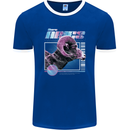 Born Aries Birthday Star Sign Mens Ringer T-Shirt FotL Royal Blue/White