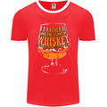 I'd Rather Be Someone's Whiskey Funny Mens Ringer T-Shirt FotL Red/White