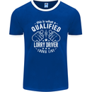 A Qualified Lorry Driver Looks Like Mens Ringer T-Shirt FotL Royal Blue/White
