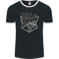 Handle the Scandal Tattoo Artist Mens Ringer T-Shirt FotL Black/White