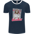 Service Secret Fashion Mens Ringer T-Shirt FotL Navy Blue/White