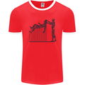 Robot Maintenance AI Futuristic SC-FI Mens Ringer T-Shirt FotL Red/White