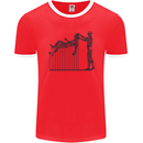 Robot Maintenance AI Futuristic SC-FI Mens Ringer T-Shirt FotL Red/White