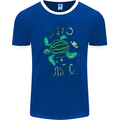 Climate Change Say No To Plastic Mens Ringer T-Shirt Royal Blue/White
