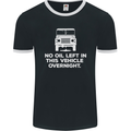 No Oil Left Vehicle Overnight 4X4 Off Road Mens Ringer T-Shirt FotL Black/White