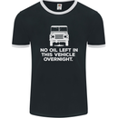 No Oil Left Vehicle Overnight 4X4 Off Road Mens Ringer T-Shirt FotL Black/White