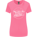 White Locomotive Steam Engine Train Spotter Womens Wider Cut T-Shirt Azalea