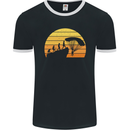 Evolution of Base Jumping Mens Ringer T-Shirt FotL Black/White
