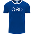 OCD Obsessive Camping Disorder Mens Ringer T-Shirt FotL Royal Blue/White