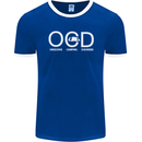 OCD Obsessive Camping Disorder Mens Ringer T-Shirt FotL Royal Blue/White