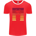 A Llama Wearing Shades Mens Ringer T-Shirt FotL Red/White