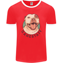Dog Gamestaff Mens Ringer T-Shirt FotL Red/White