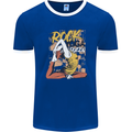 Rock Yoga Queen Mens Ringer T-Shirt FotL Royal Blue/White