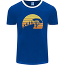 Evolution of Base Jumping Mens Ringer T-Shirt FotL Royal Blue/White