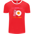 Don't Go Bacon My Heart Mens Ringer T-Shirt FotL Red/White