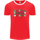 Plants Things I Do in My Spare Time Mens Ringer T-Shirt FotL Red/White