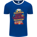 Beer and Caravan Kinda Weekend Funny Mens Ringer T-Shirt FotL Royal Blue/White