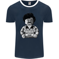 Pablo Escobar Mens Ringer T-Shirt FotL Navy Blue/White