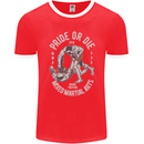 Pride MMA Muay Thai Mixed Martial Arts Mens Ringer T-Shirt FotL Red/White