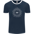 Ununpentium Moscovium Chemistry Geek Nerd Mens Ringer T-Shirt FotL Navy Blue/White