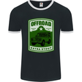 Offroad Extra Stout 4X4 Offroading Off Road Mens Ringer T-Shirt FotL Black/White