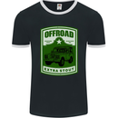 Offroad Extra Stout 4X4 Offroading Off Road Mens Ringer T-Shirt FotL Black/White