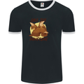 Save the Pagolins Environment Endangered Mens Ringer T-Shirt FotL Black/White
