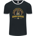 A German Shepherd Dog Mens Ringer T-Shirt FotL Black/White