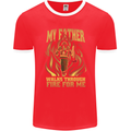 In Love With Mary Jane Funny Weed Mens Ringer T-Shirt FotL Red/White