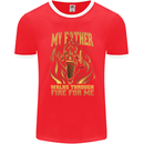 In Love With Mary Jane Funny Weed Mens Ringer T-Shirt FotL Red/White