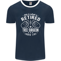 A Retired Tree Surgeon Looks Like Mens Ringer T-Shirt FotL Navy Blue/White