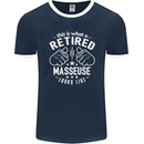 This Is What a Retired Masseuse Looks Like Mens Ringer T-Shirt FotL Navy Blue/White