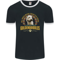 A Goldendoodle Dog Mens Ringer T-Shirt FotL Black/White