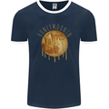 Honeymoon Honey Moon Honeymoonin Mens Ringer T-Shirt FotL Navy Blue/White