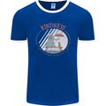 Kindness a Gift Funny Dog Elephant Mens Ringer T-Shirt FotL Royal Blue/White