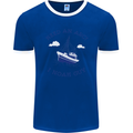 Need an Arc? I Noah Guy Funny Atheist Mens Ringer T-Shirt FotL Royal Blue/White