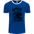 It's Foraging Time Funny Forager Mens Ringer T-Shirt FotL Royal Blue/White