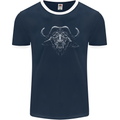 A Buffalo Mens Ringer T-Shirt FotL Navy Blue/White