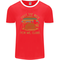 Save the Neck For Me Clark Christmas Movie Mens Ringer T-Shirt FotL Red/White