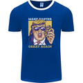 Make Easter Great Again Funny Donald Trump Mens Ringer T-Shirt FotL Royal Blue/White