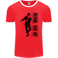 Original Rude Boy 2Tone 2 Tone SKA Mens Ringer T-Shirt FotL Red/White