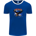 Eagle America Dreamer Soul Mens Ringer T-Shirt FotL Royal Blue/White