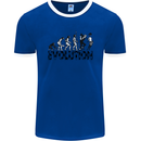 2 Tone Evolution Music 2Tone SKA Mens Ringer T-Shirt FotL Royal Blue/White