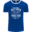 A Retired Personal Trainer Looks Like Mens Ringer T-Shirt FotL Royal Blue/White