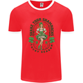 St Patricks Day Shake Your Shamrocks Mens Ringer T-Shirt FotL Red/White