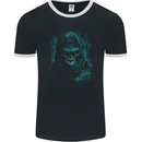 A Mean Gorilla Dark Style Mens Ringer T-Shirt FotL Black/White