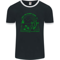 Keep the Planet Clean Climate Change Mens Ringer T-Shirt FotL Black/White