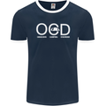 OCD Obsessive Camping Disorder Mens Ringer T-Shirt FotL Navy Blue/White