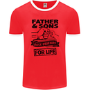 Father & Sons Best Friends for Life Mens Ringer T-Shirt FotL Red/White