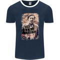 Pablo Escobar Me Matan Limon Mens Ringer T-Shirt FotL Navy Blue/White